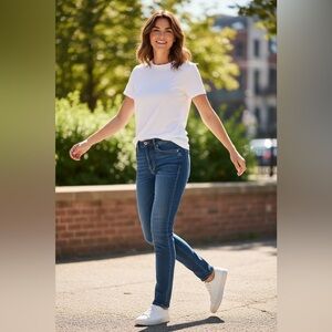 Diesel Medium Wash Skinzee Slim Low Rise Jeans Women’s Size 26